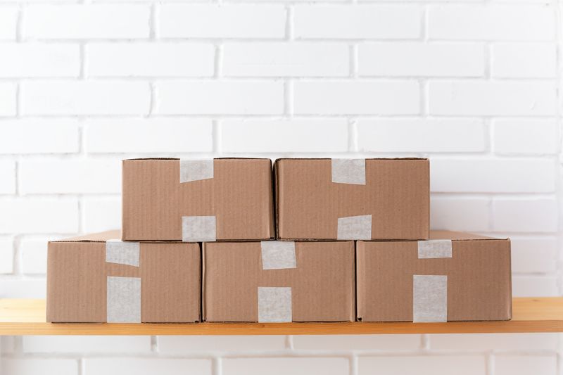 Single Wall Box 305x229x229mm, pack of 25, wholesale cardboard boxes