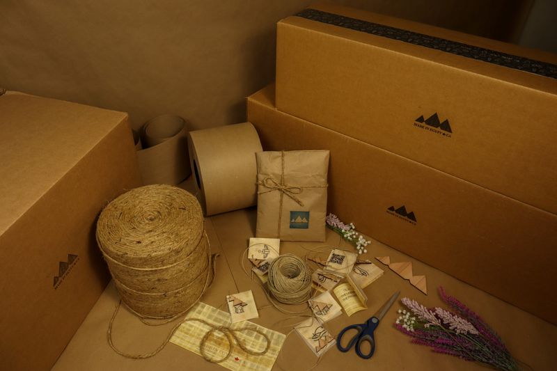 Kraft Paper Packing Tape 48mm x 50m, pack of 24, packing tape and adhesive supplies