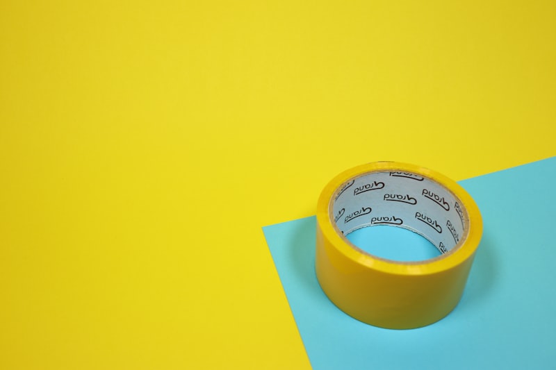 Tamper Evident Security Tape 48mm x 50m, pack of 6, packing tape and adhesive supplies